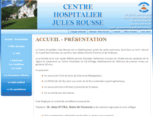 Tablet Screenshot of hopital-tarascon09.com